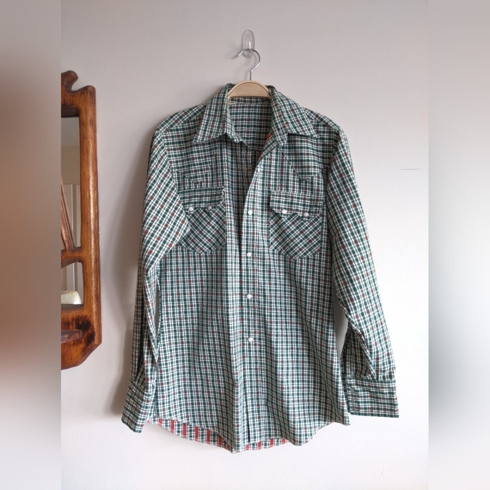 Vintage || California Ranch Western Button-Down